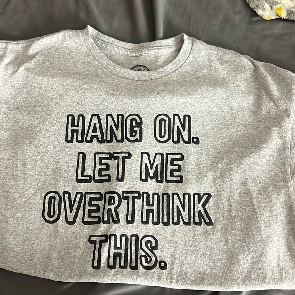 Hang on let me overthink this. T-shirt size XL